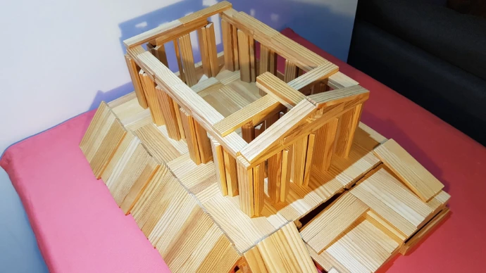 Parthenon kapla planks athens greece