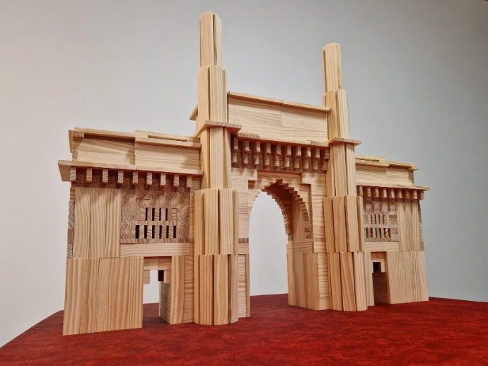 Gateway of India in Kapla planks