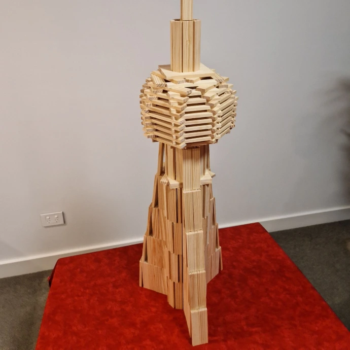 CN tower toronto canada kapla planks