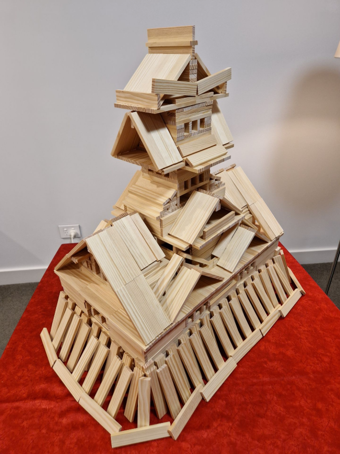 Japanese castle kapla planks