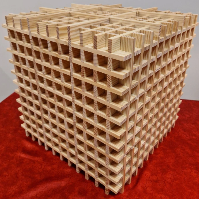 Kapla cube 3x3 kapla planks