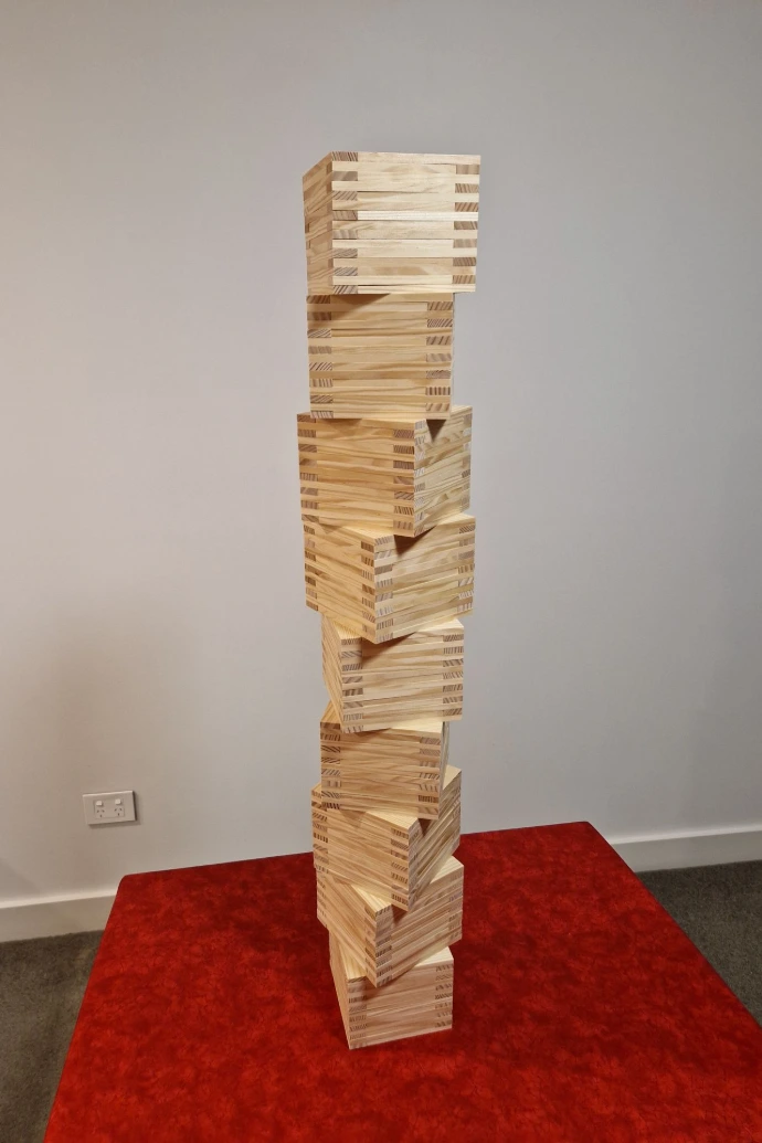 Cube tower kapla planks