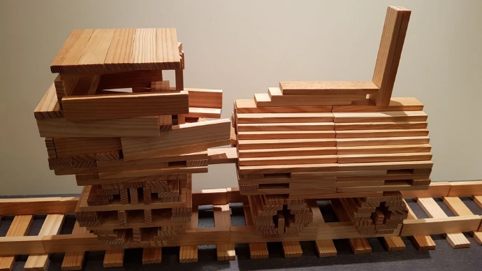 locomotive kapla planks