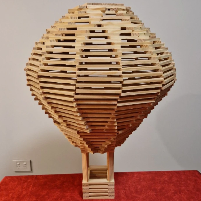 Kapla Hot Air Balloon kapla planks