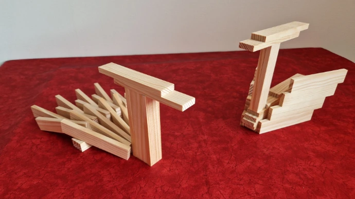 Kapla Swans kapla planks