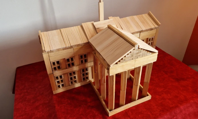 White-House-kapla-planks-model