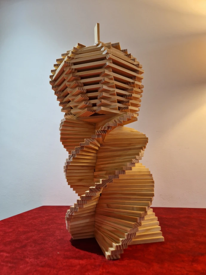 Stairway-kapla-planks-model