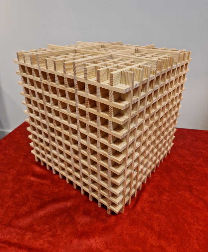 3x3-cube-kapla-planks-model
