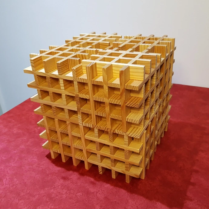 2x2-cube-kapla-planks-model
