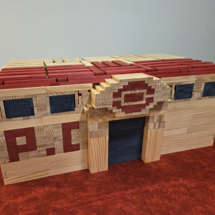 Pokemon-Centre-kapla-planks-model