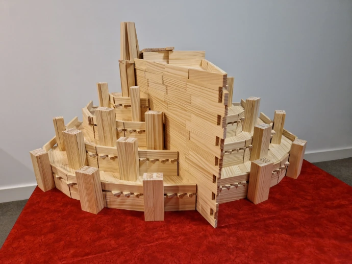 Minas-Tirith-kapla-planks-model