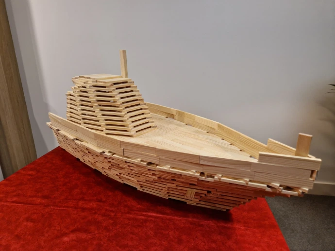 Yacht-kapla-planks-model