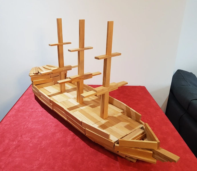 Boat-kapla-planks-model
