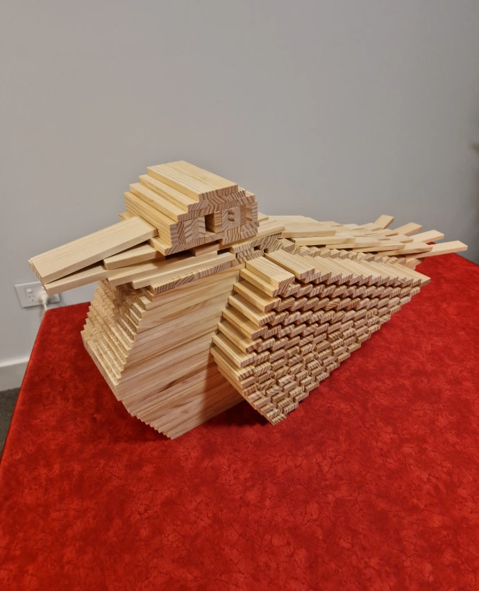 Duck-kapla-planks-model