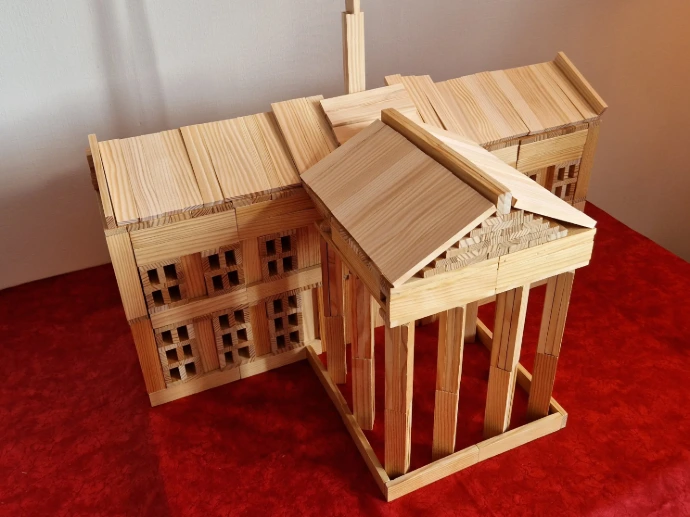 White-House-kapla-planks-model