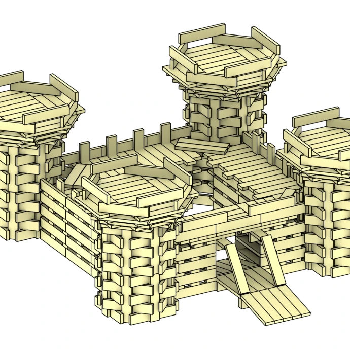 Kapla-castle-model-complete