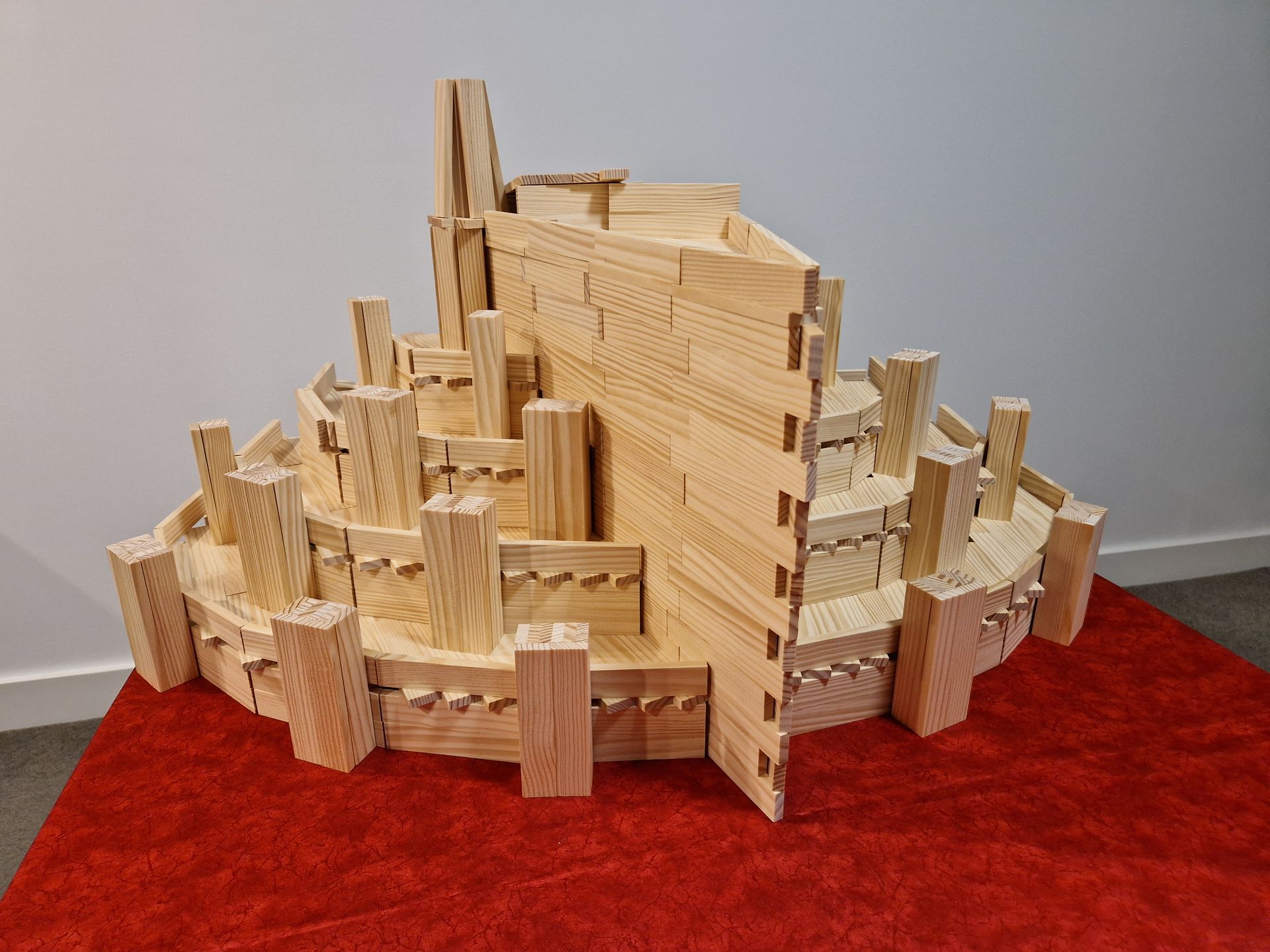 Minas Tirith Lord of the Ring kapla planks